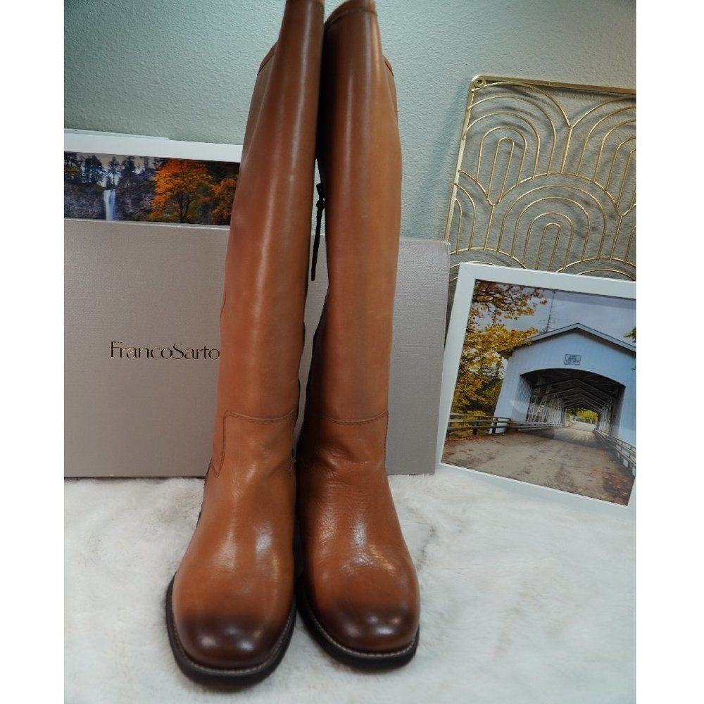 Franco Sarto Women's Kemper Tall Boot - Cognac (Various Size) - Picture 5 of 9